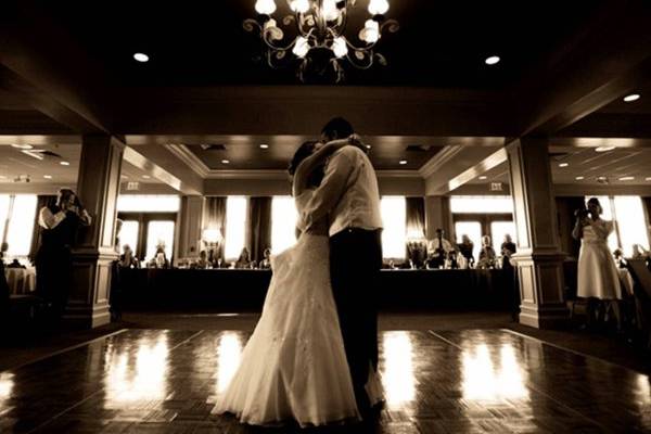 First dance as newlyweds