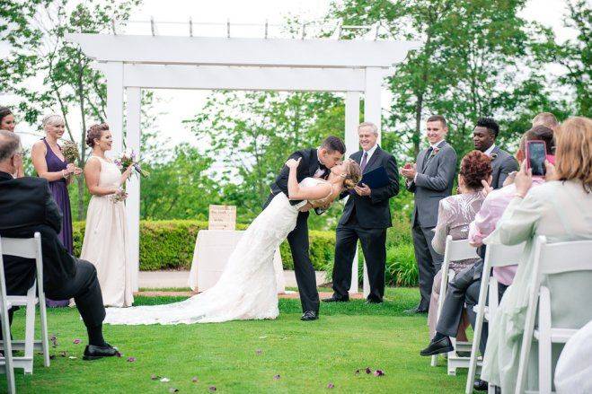 Wedding kiss