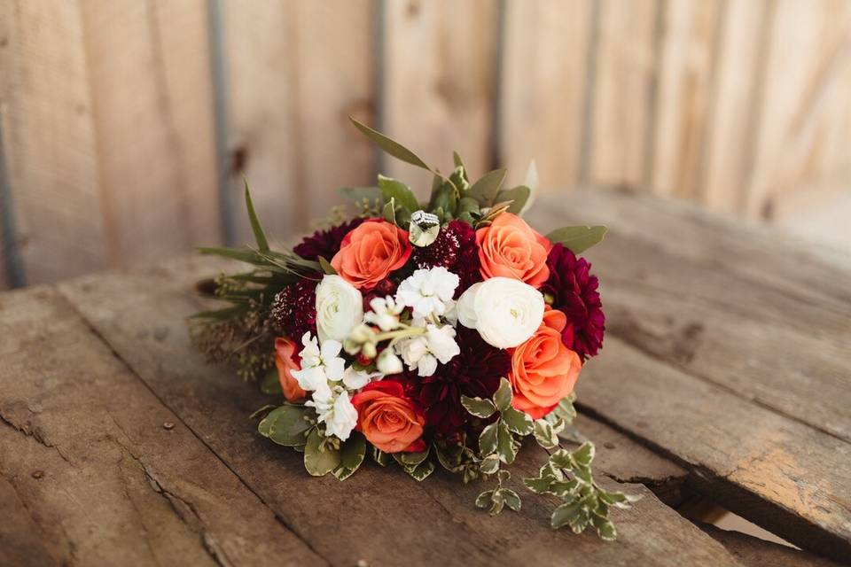 Autumn Bridal Bouquet