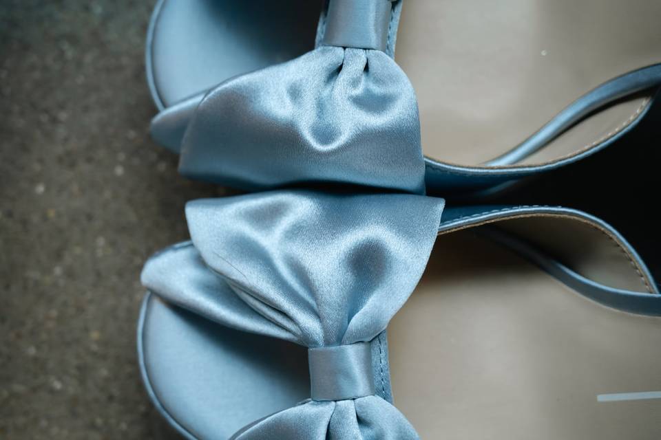 Blue shoes