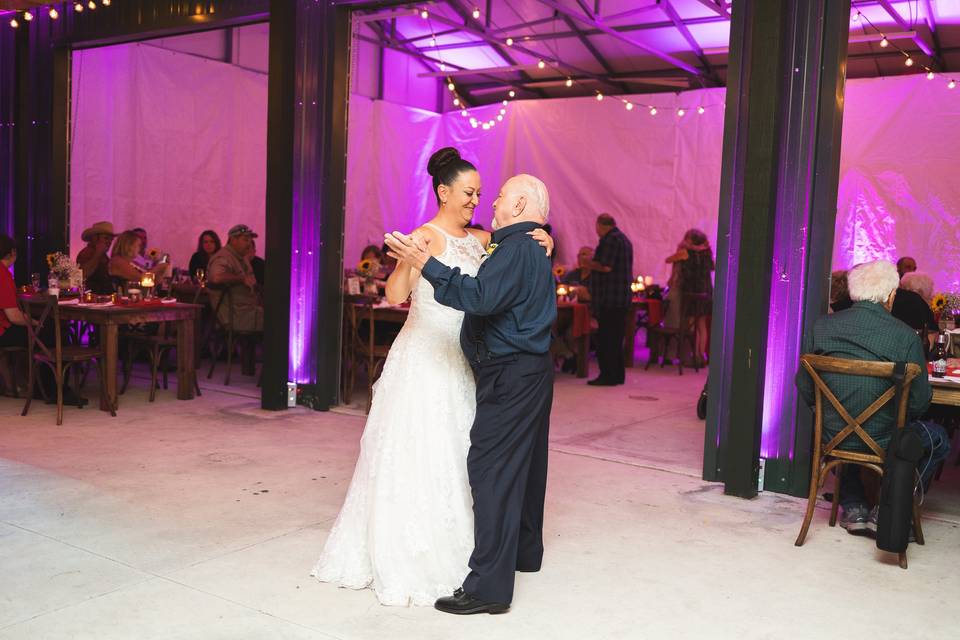 Bride and Grandfather dance