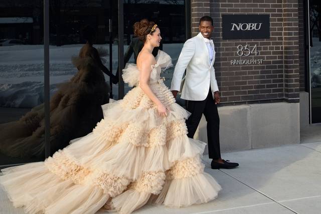 Bride & Groom In Front