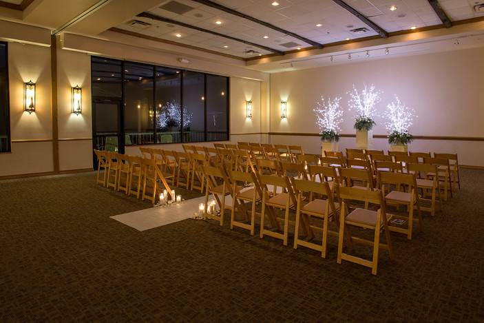 Wedding ceremony area