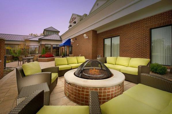 Front Patio with Fire Pit