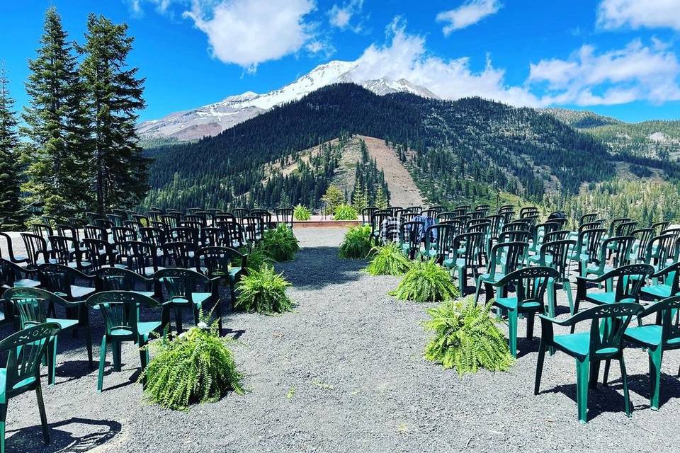 Shasta Ski Park wedding