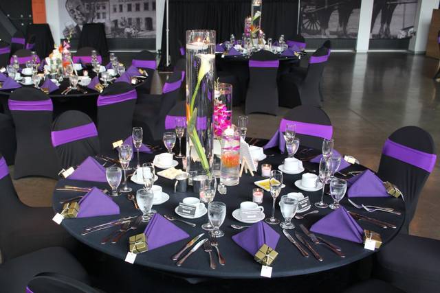 Tables and chairs setup