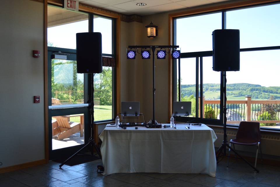 Setup At Skyline Lodge