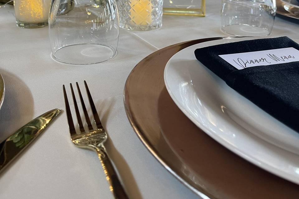 Elegant place Setting