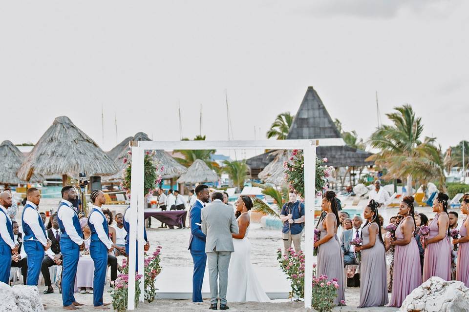 Beautiful Belize wedding