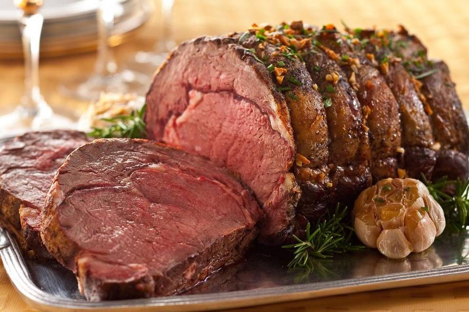 Prime rib carving station