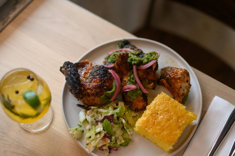 Oaxacan chicken plate