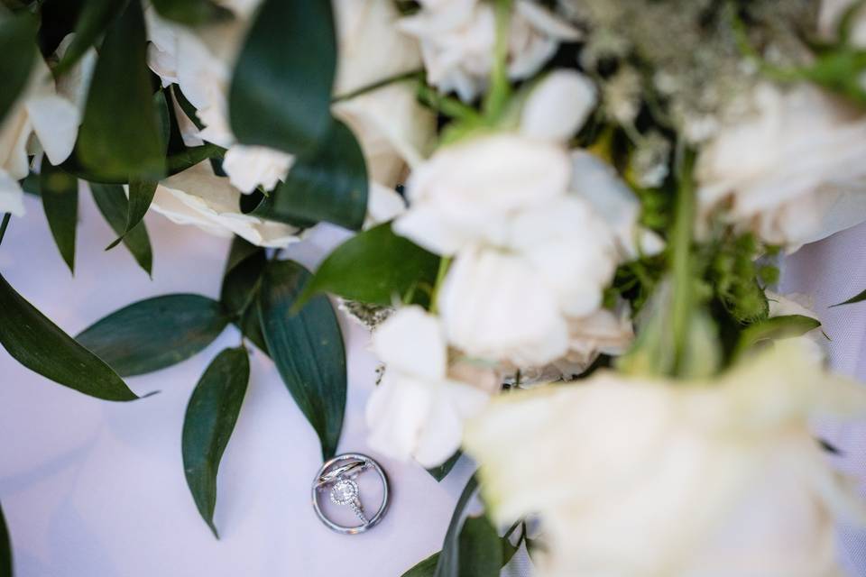 Ring shot and flower