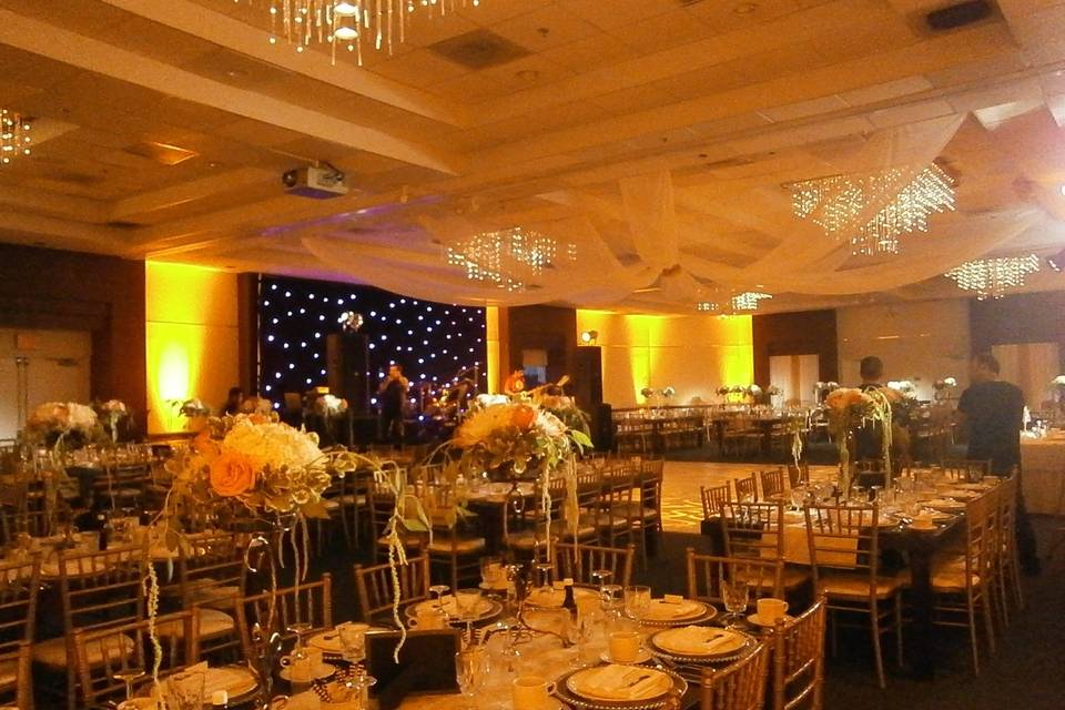 Ballroom with outside vendors