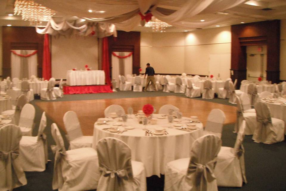 Ballroom and dance floor