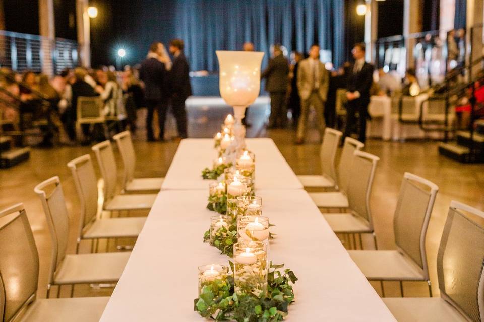 Long table setup, Photo by NDC Photography