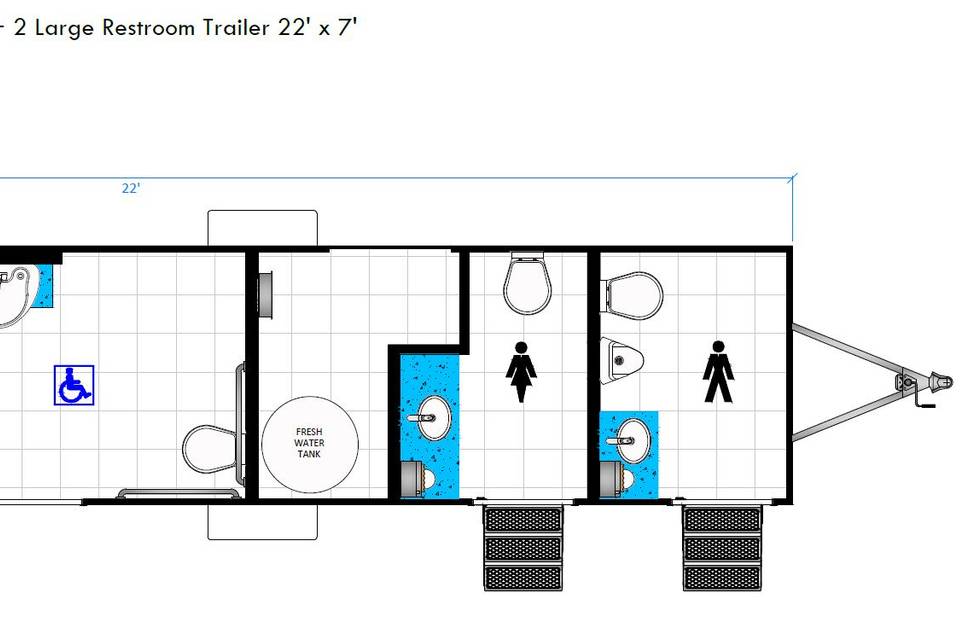 Restroom layout