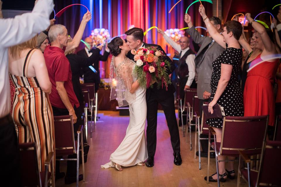 Wedding kiss