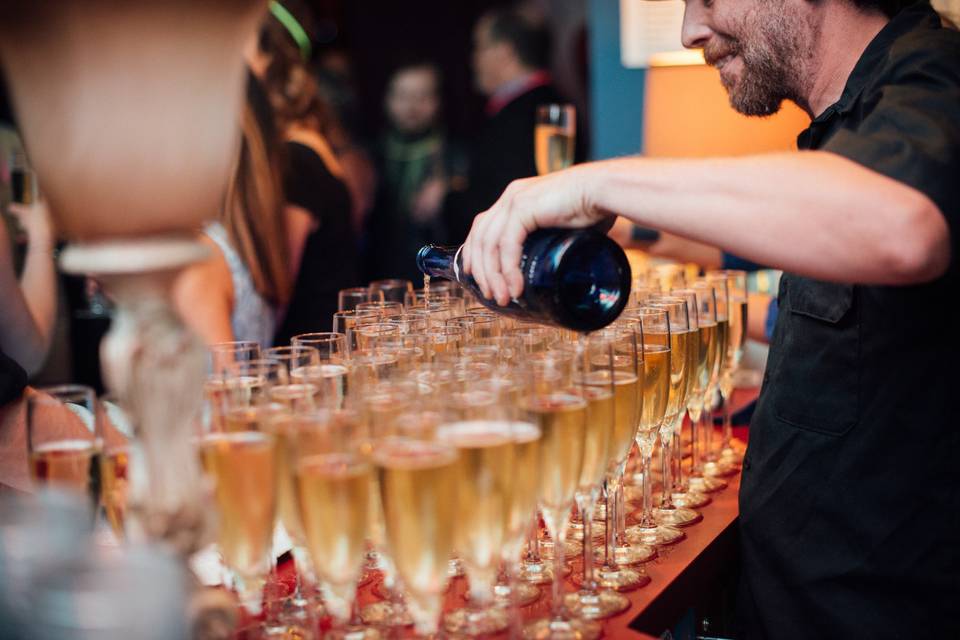 Champagne toast
