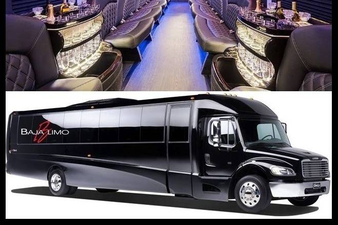 45 Passenger Limo Bus