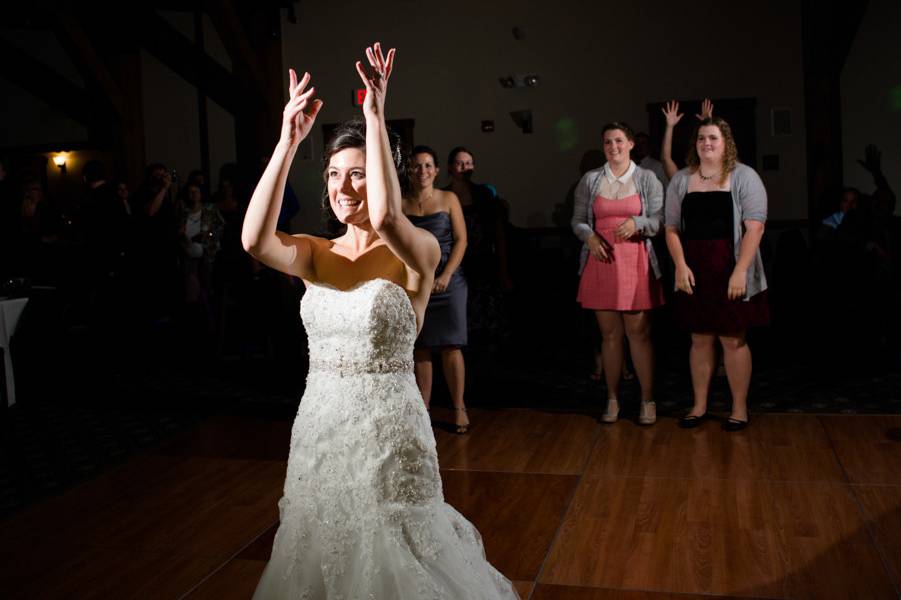 Bouquet toss