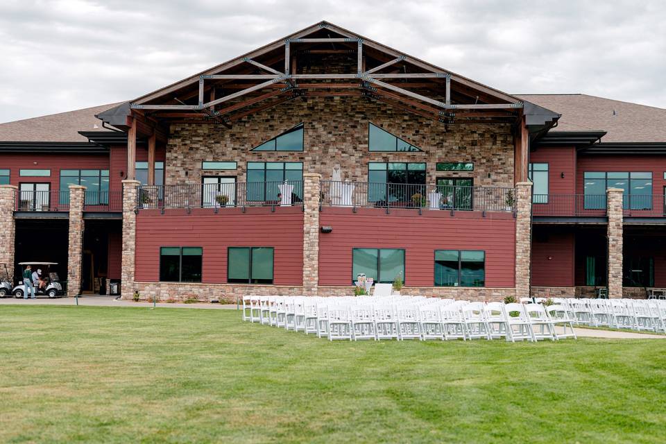 Back of Event Center