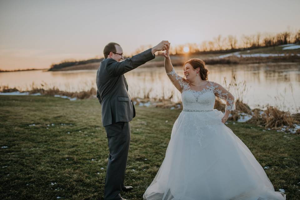 Dancing by Mozingo Lake