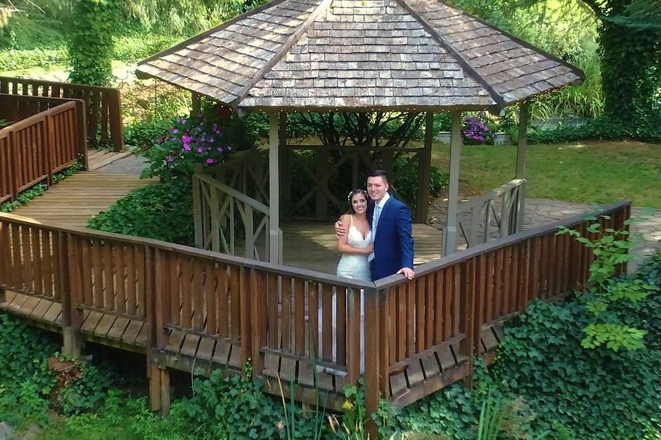 The gazebo drone pictures