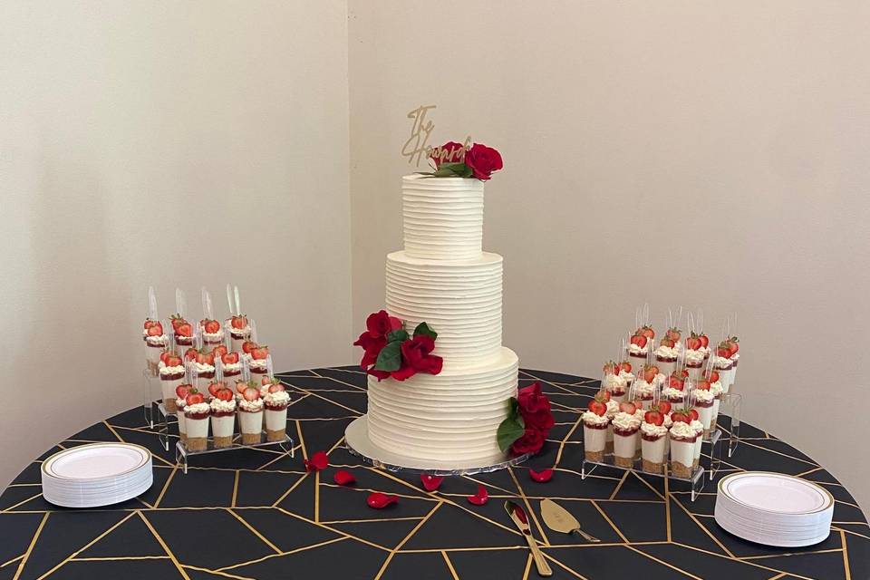 Buttercream and roses
