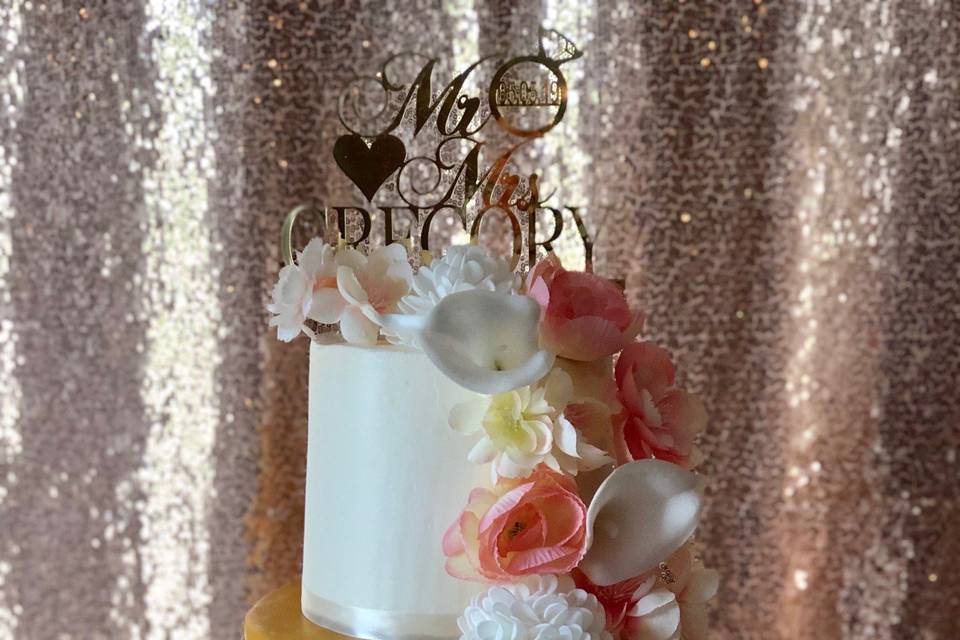 All buttercream wedding cake