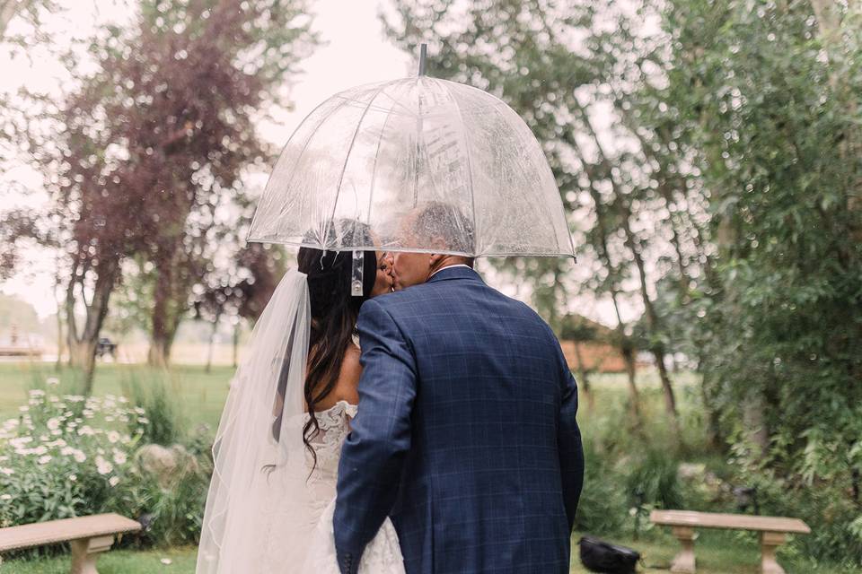 Kissing in the Rain