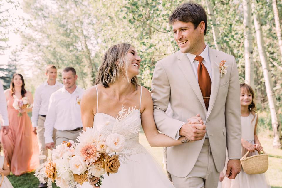 Bride and groom