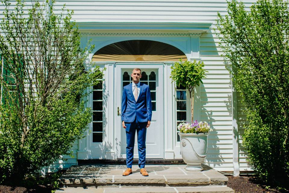 Groom shot