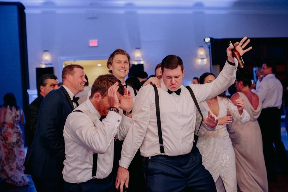 Reception dance party