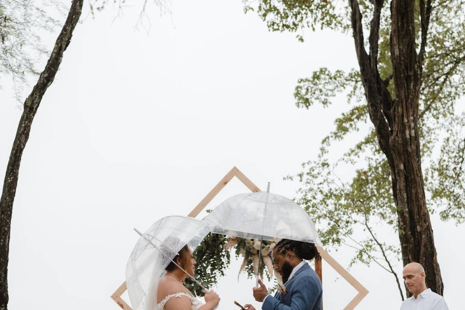 Beach ceremony boho Style