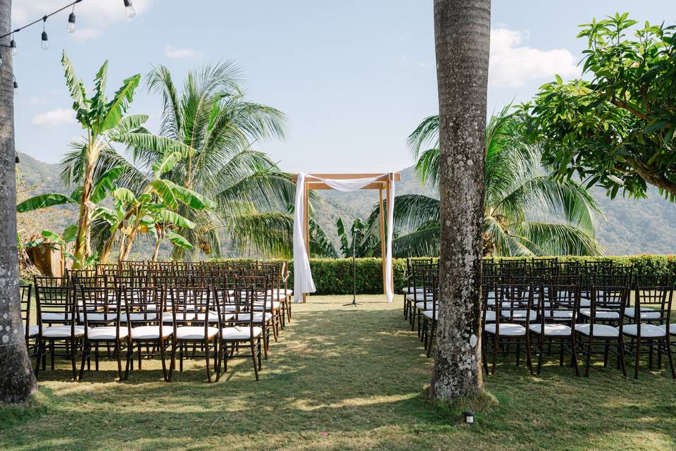 Garden Wedding ceremony