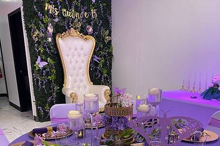 Quinceanera reserved table