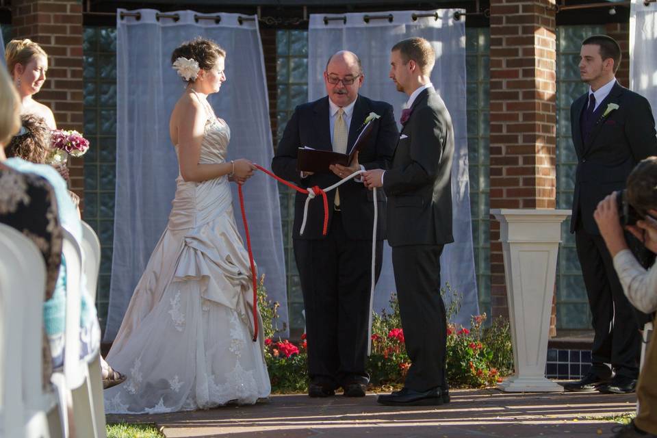 A unity knot ceremony