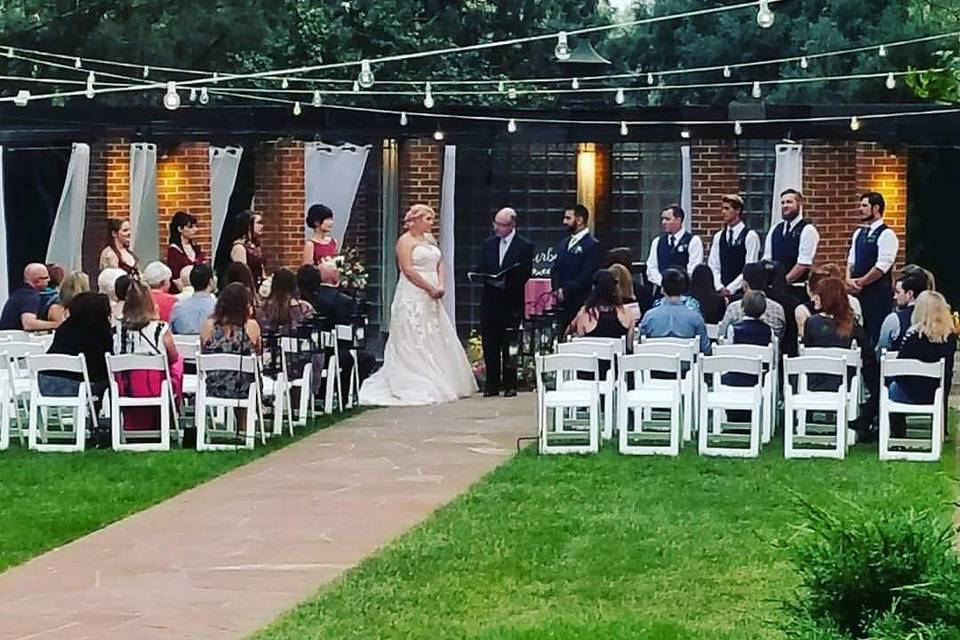 Garden wedding