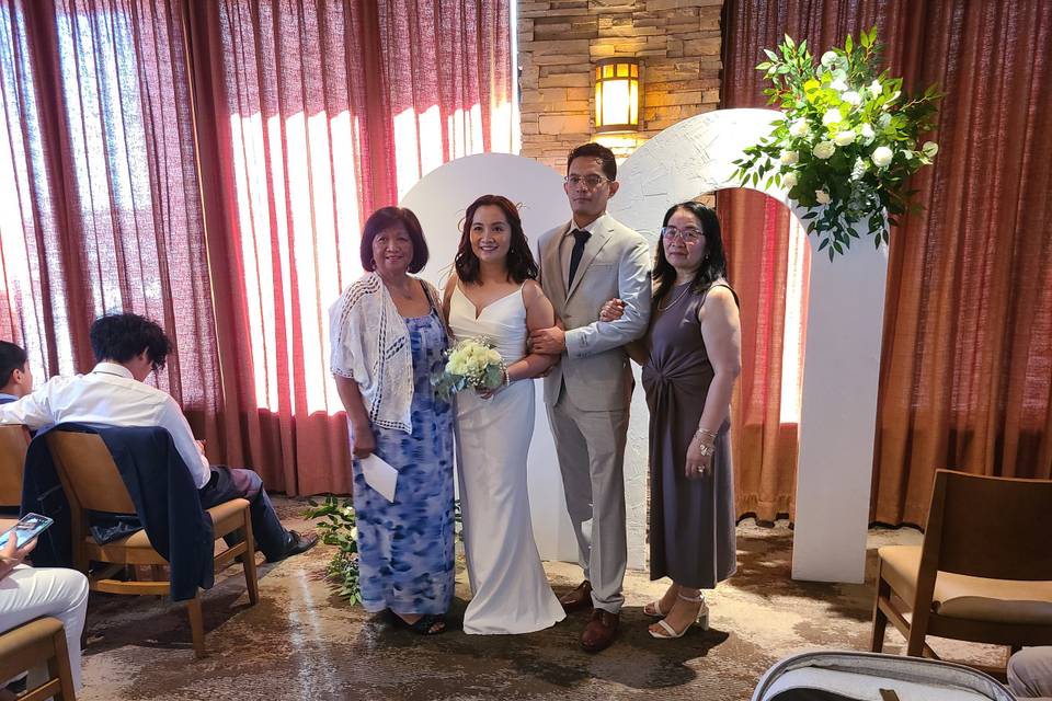 Edith, Bee-Jay & Mom