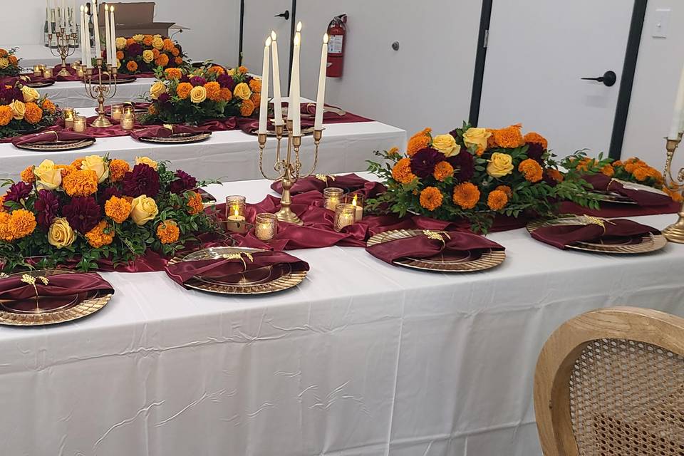 Getting ready for food