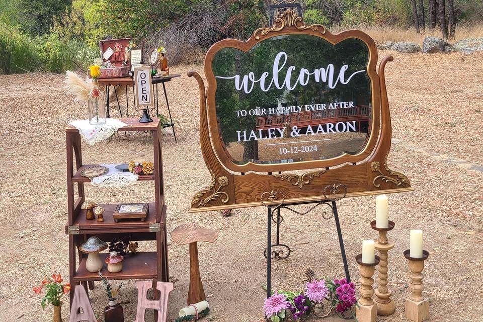 Wedding layout Aaron Haley
