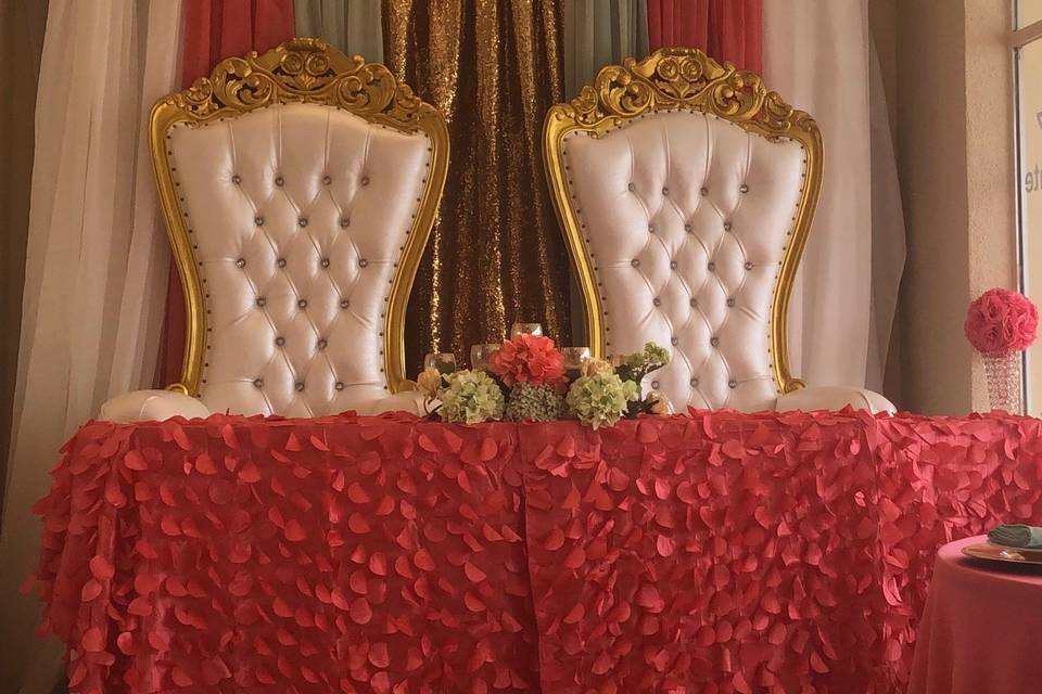 Throne Chairs for Rent