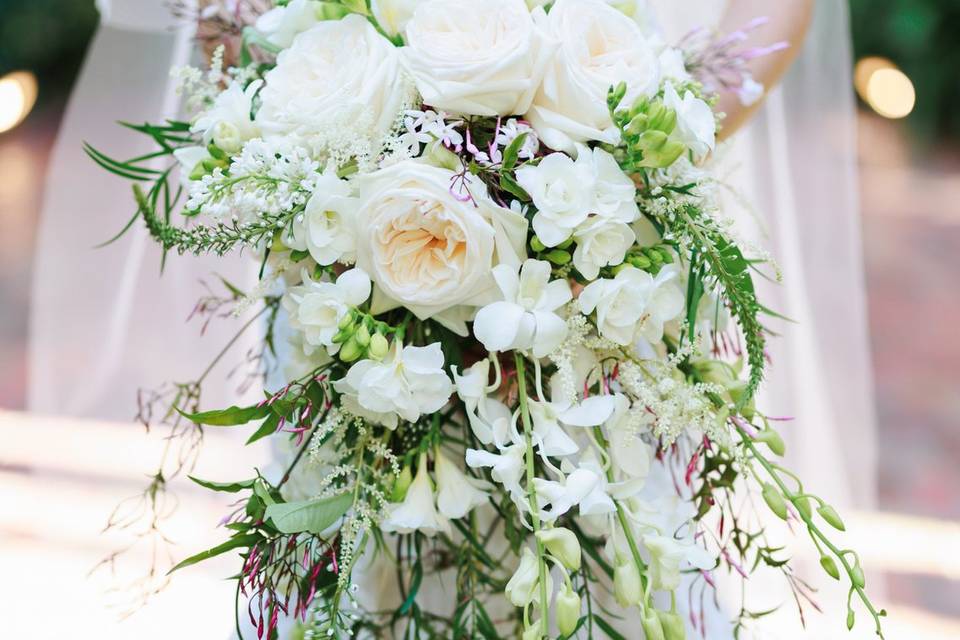 Cascading Bridal Bouquet