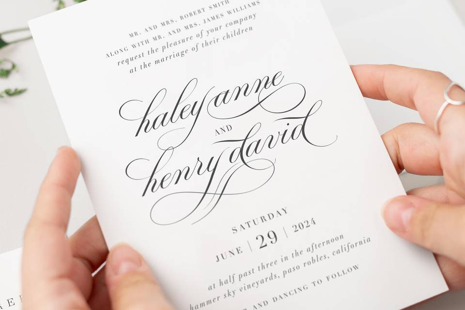 Shine Wedding Invitations