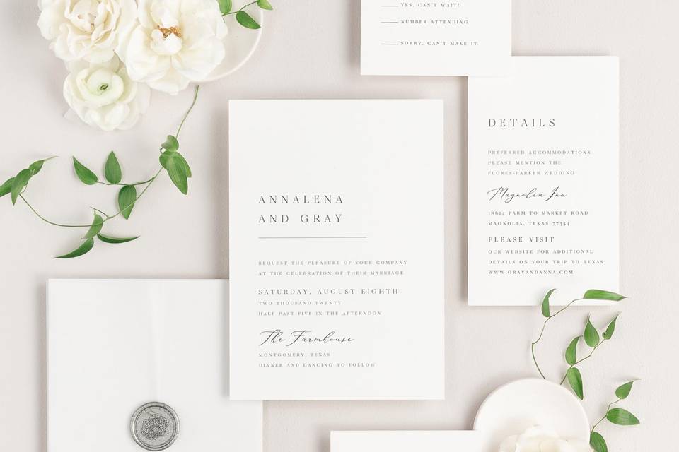 Wedding Invitation Services — Scribe New York