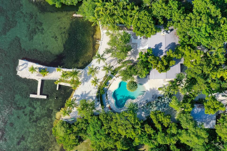 Aerial view of Largo Resort