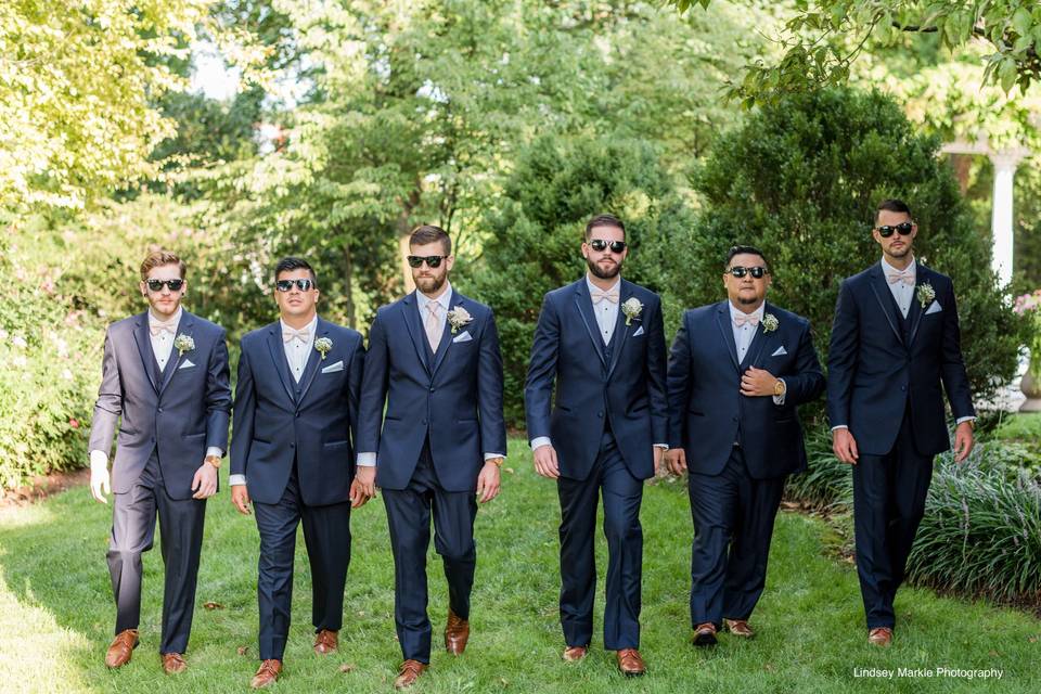 Groomsmen.