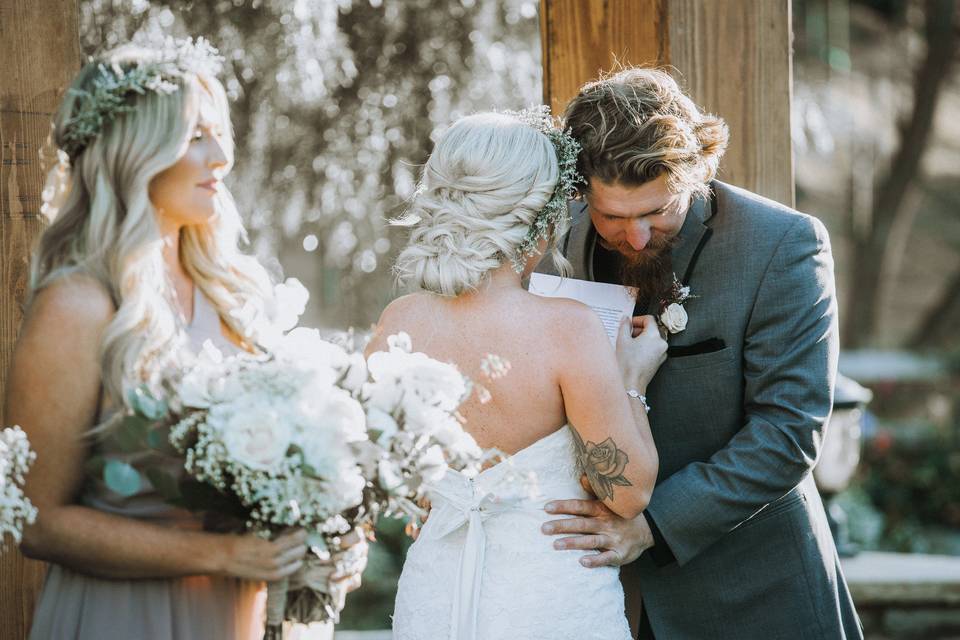 Newlyweds share their vows