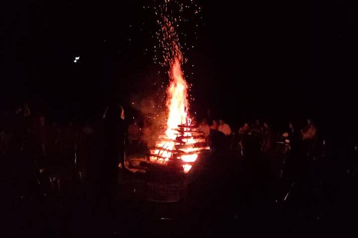 Wedding bonfire