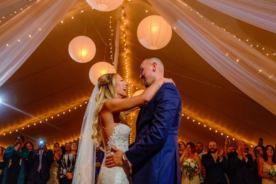 Couple on the dancefloor